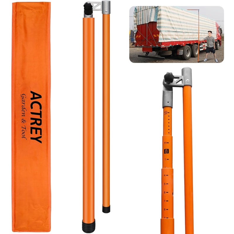 ACTREY Height Stick for Trucks,15FT Load Height Measuring Stick,Fiberglass Truck Height Stick with Adjustable Pole,Height Stick for Trucks Height Measuring Stick,Car Haulers - Image 1